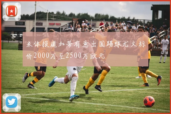 米体报道加蒂有意出国踢球尤文标价2000万至2500万欧元